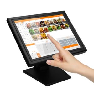 cheap desktop pos 15 inch industrial touch screen monitor for bank atm machine