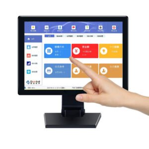 touch screen display monitors 15 inch 15" table mount touch screen monitor