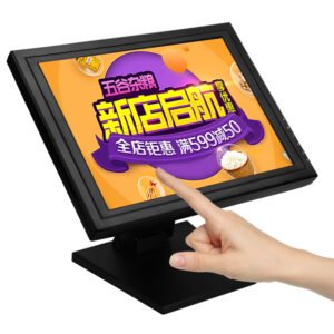 resistive pos touch screen monitor 17 inch touchscreen monitor