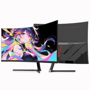 27寸跨境全新显示器2K180HZ曲面VA面板280HZ高清电竞曲面显示器